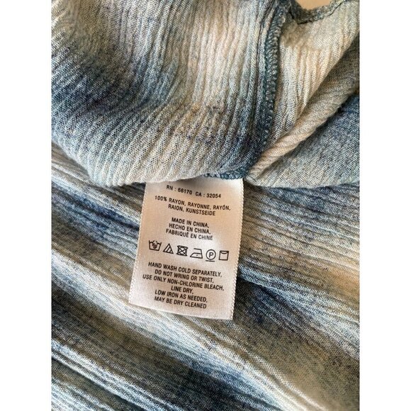 Anthropologie Maeve Women's Small Plaid Tunic Top 100% Rayon Button Front - Picture 5 of 8